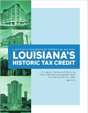 Louisiana's Historic Tax Credit Analysis Cover