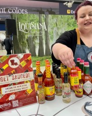 The Louisiana Office of Tourism offers samples of hot sauces from across the state to help tell the story of Louisiana flavors and cuisine to potential visitors. Now, visitors can taste for themselves on the Louisiana Hot Sauce Trail.